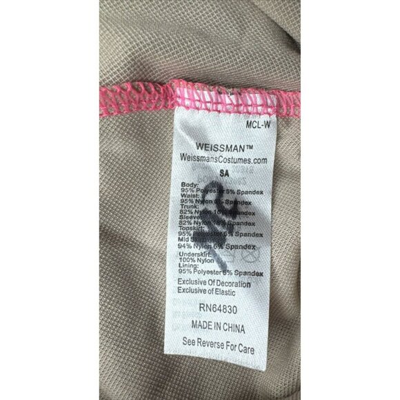 Weissman Dance Costume Adult Small Hot Pink Sequins Cheer‎ Latin Tap Stretch - Picture 3 of 11